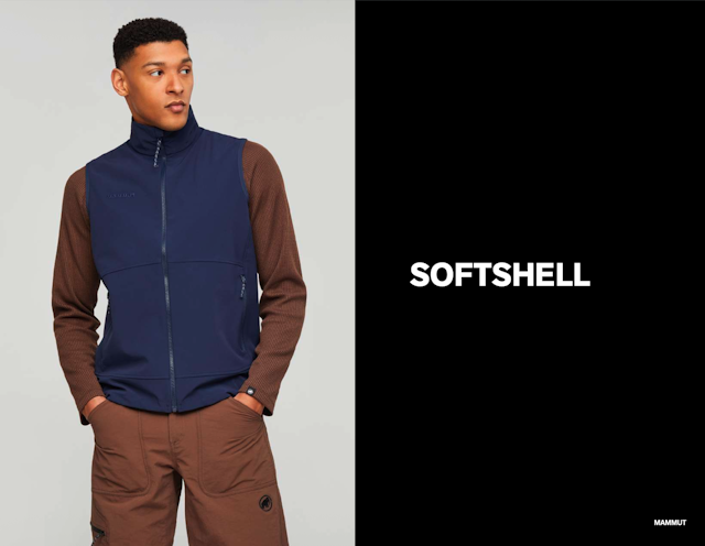 Mammut softshell jacket.