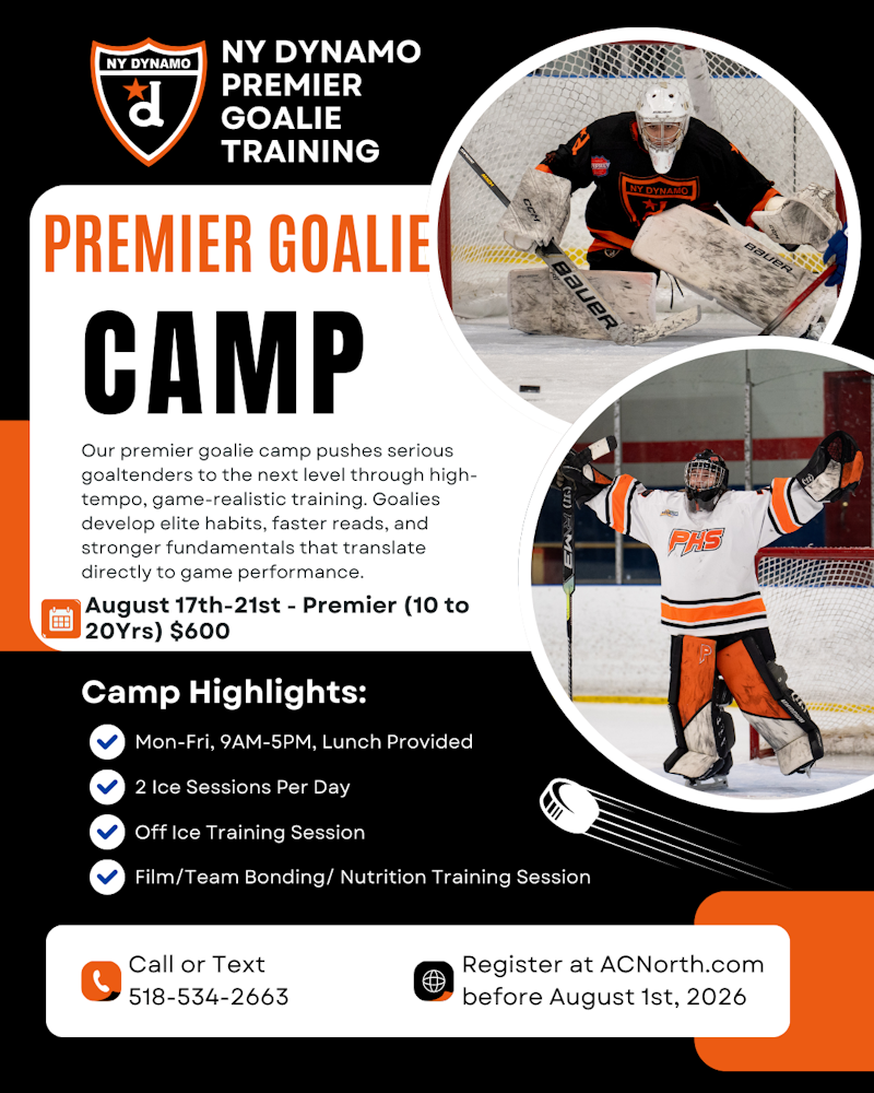 NY Dynamo Elite Goalie Camp details — August 17–21, ages 10–20, $600
