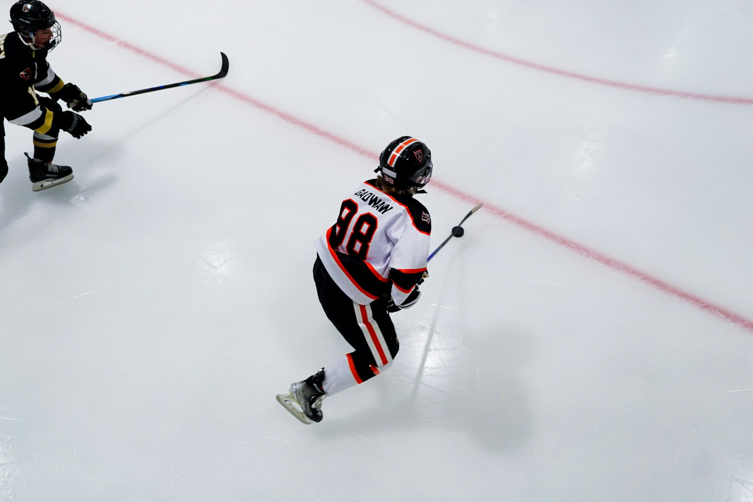 NY Dynamo hockey players in action