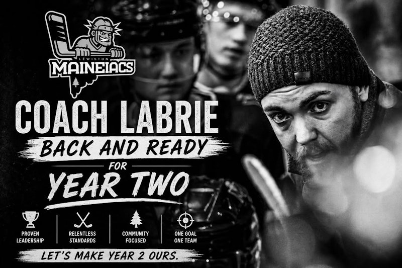 Coach Labrie — back and ready for year two. Let's make year two ours.