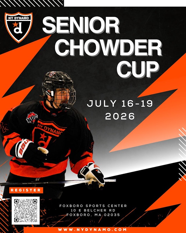 Senior Chowder Cup 2026 — July 16–19 at Foxboro Sports Center, Foxboro MA