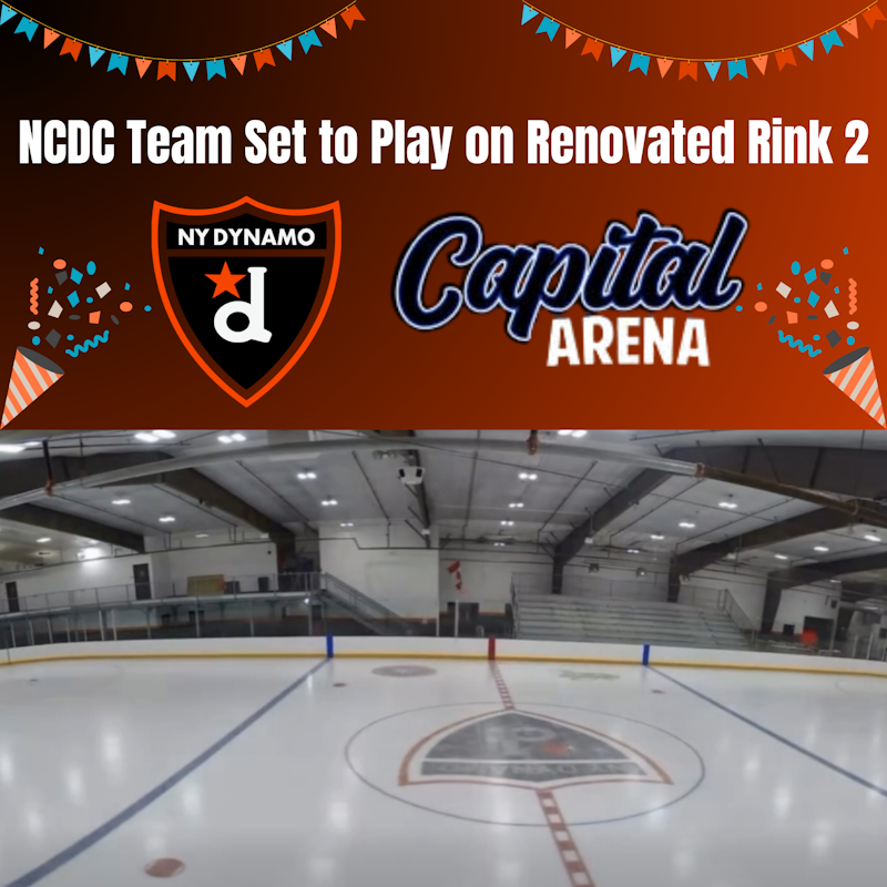 NY Dynamo renovated Rink 2 at Capital Arena