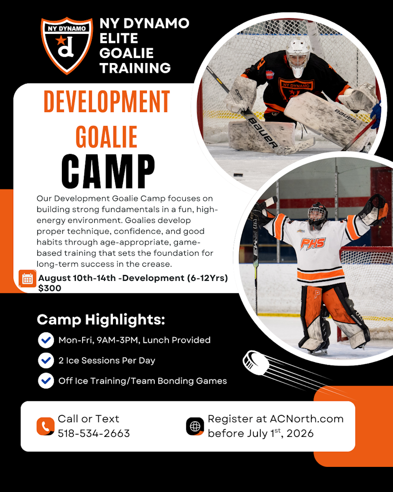 NY Dynamo Development Goalie Camp details — August 10–14, ages 6–12, $350