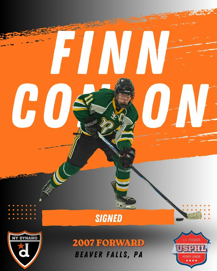 Signed: Finn Conlon, a 2007 forward from Beaver Falls, PA