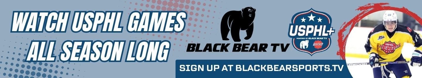 A branded banner for Blackbear TV, featuring NY Dynamo.