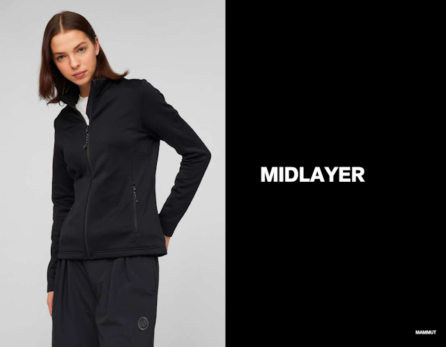 Mammut midlayer jacket.