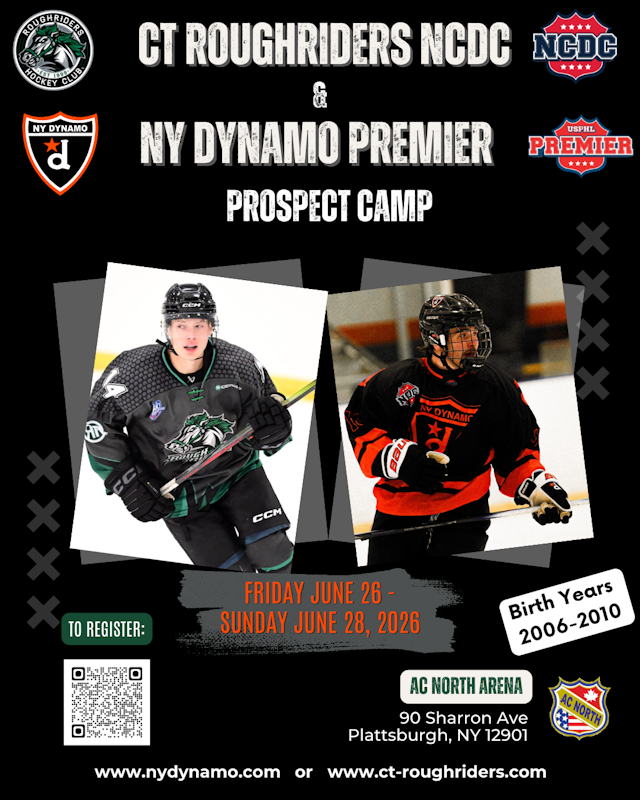 CT RoughRiders & NY Dynamo Combined Prospect Camp — June 26–28, 2026