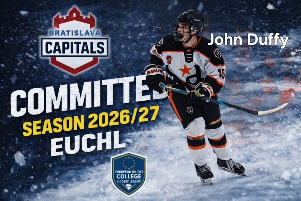 John Duffy commits to Bratislava Capitals &mdash; EUCHL Season 2026/27